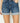 RISEN High Rise Cuffed Denim Shorts