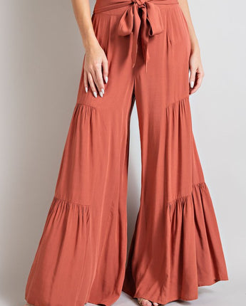 Tiered Wide Pants (S, M, L)