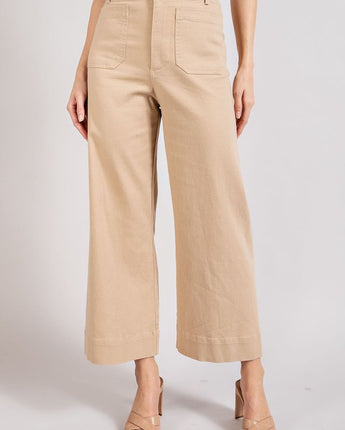 Soft Washed Wide Leg Pants (S, M, L)