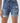 RISEN Full Size Distressed Rolled Denim Shorts with Pockets (S-3X)