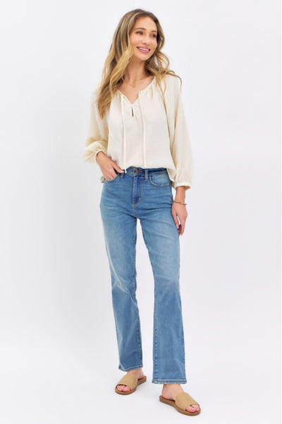Judy Blue High Waist Straight Jeans (0-24W)