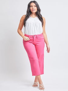 Spring Colors! Mid-Rise Hyper stretch Cropped Straight Pants (S-3XL)