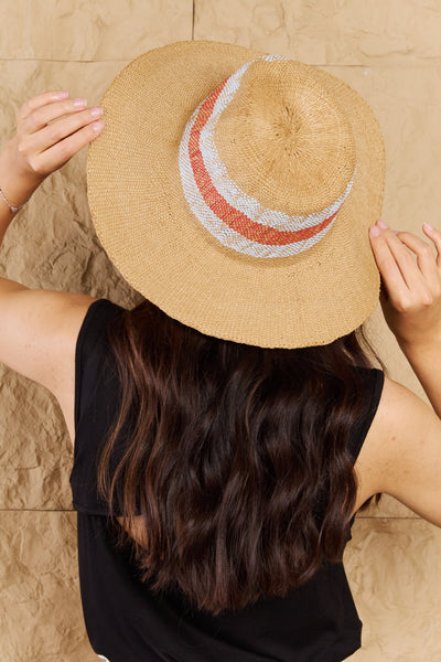 Vivid Glow Straw Sun Hat - the colors!