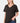 Zenana Black V-Neck Short Sleeve T-Shirt (S-3X)