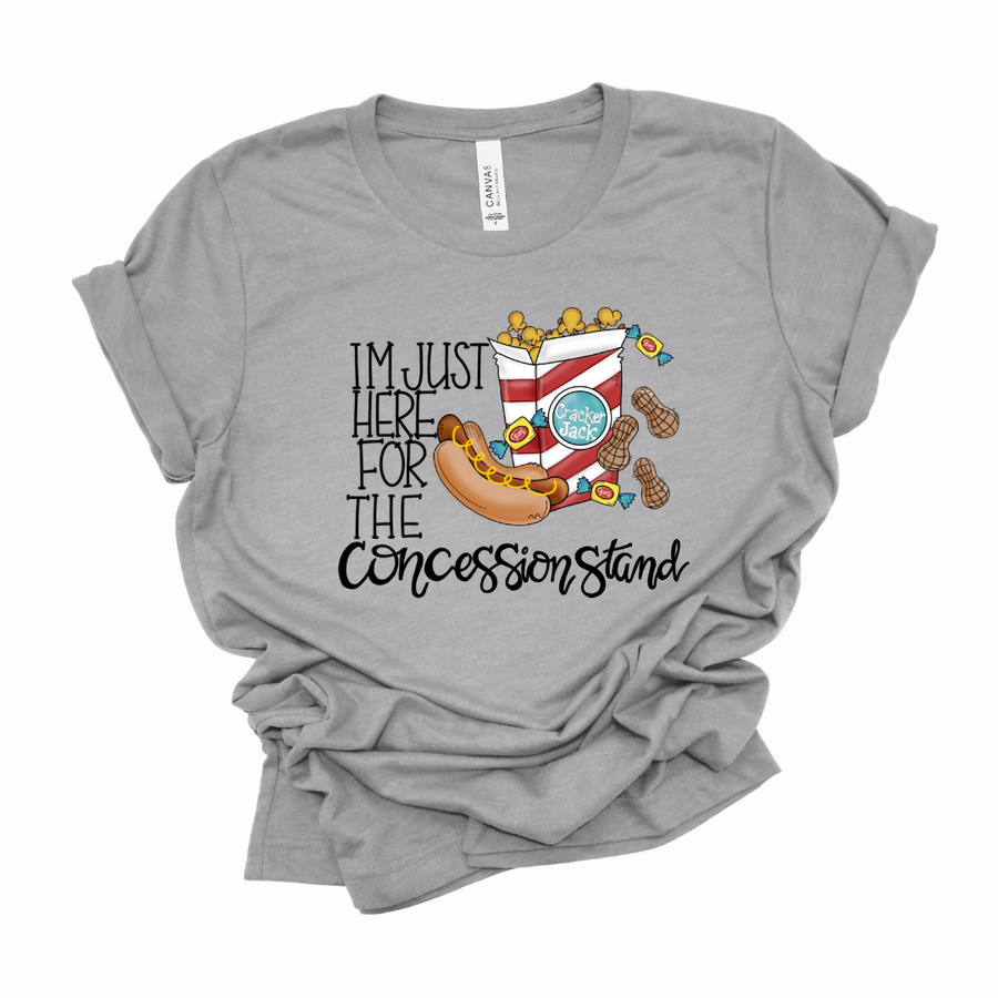 Just Here For The Concession Stand Graphic Tee (S-5XL)