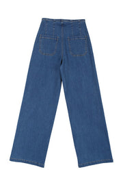 TBYB! Flared high waist pin-tuck jeans