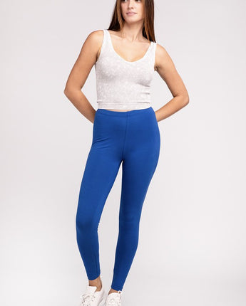 Premium Cotton Full-Length Leggings