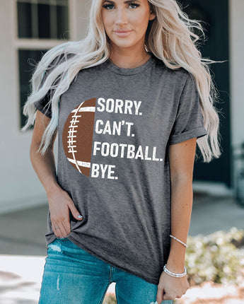 Football Graphic Short Sleeve T-Shirt (S-2XL)