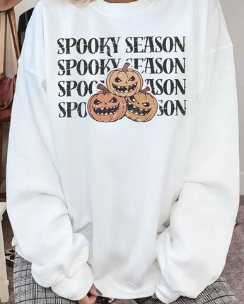 Blush Co. SPOOKY SEASON PUMPKINS Graphic Sweatshirt (S, M, L)