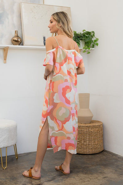 Sew In Love Printed Midi Dress (S-3XL)