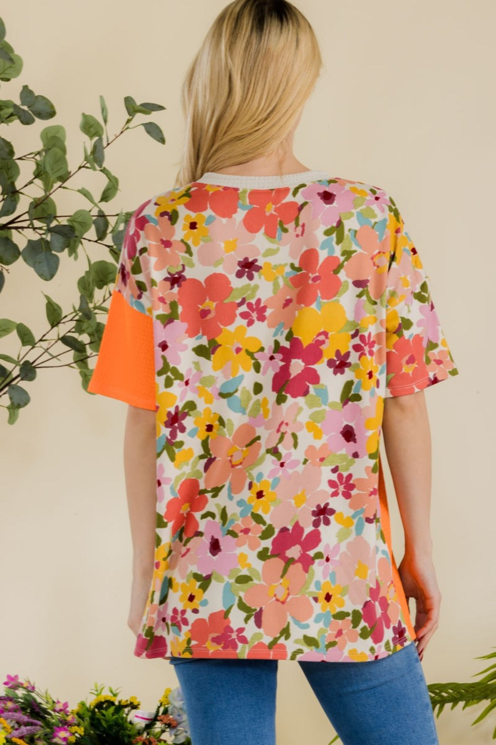 Celeste Floral Short Sleeve T-Shirt (S-3XL)